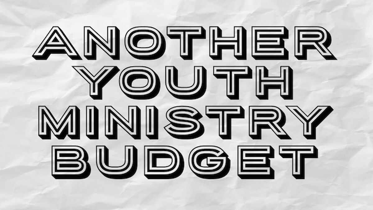 Another Youth Ministry Budget image number null